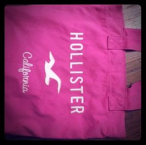 Pink Hollister bag